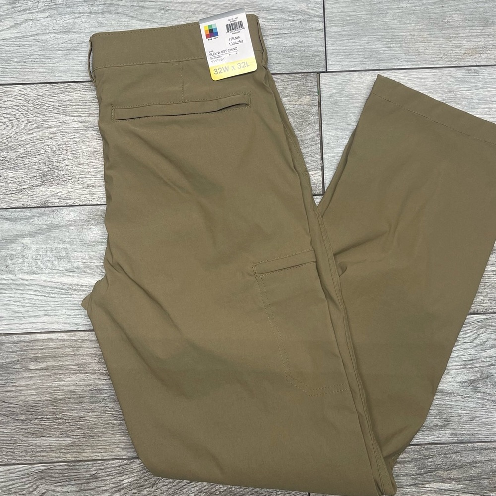 UB Tech Mens Flex Waist Chino Khaki 32X32